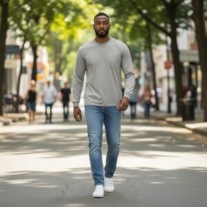 Red Head Brand Co. Mens 3XL Long Sleeve Pocket T-Shirt Grape Leaf Green‎